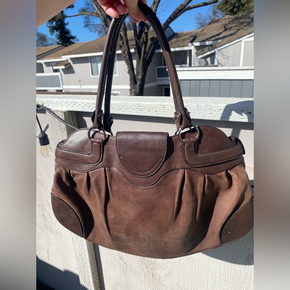 Salvatore Ferragamo Gancini Satchel in Brown Leather - Picture 16 of 16